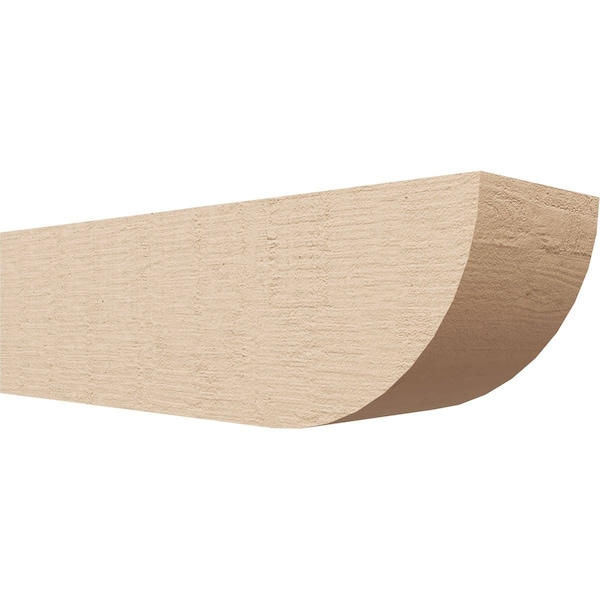 Ekena Millwork 6in. W x 6in. H x 20in. L Durham Woodgrain TimberThane Rafter Tail, Primed Tan RFTUR06X06X20DURRCPR - main